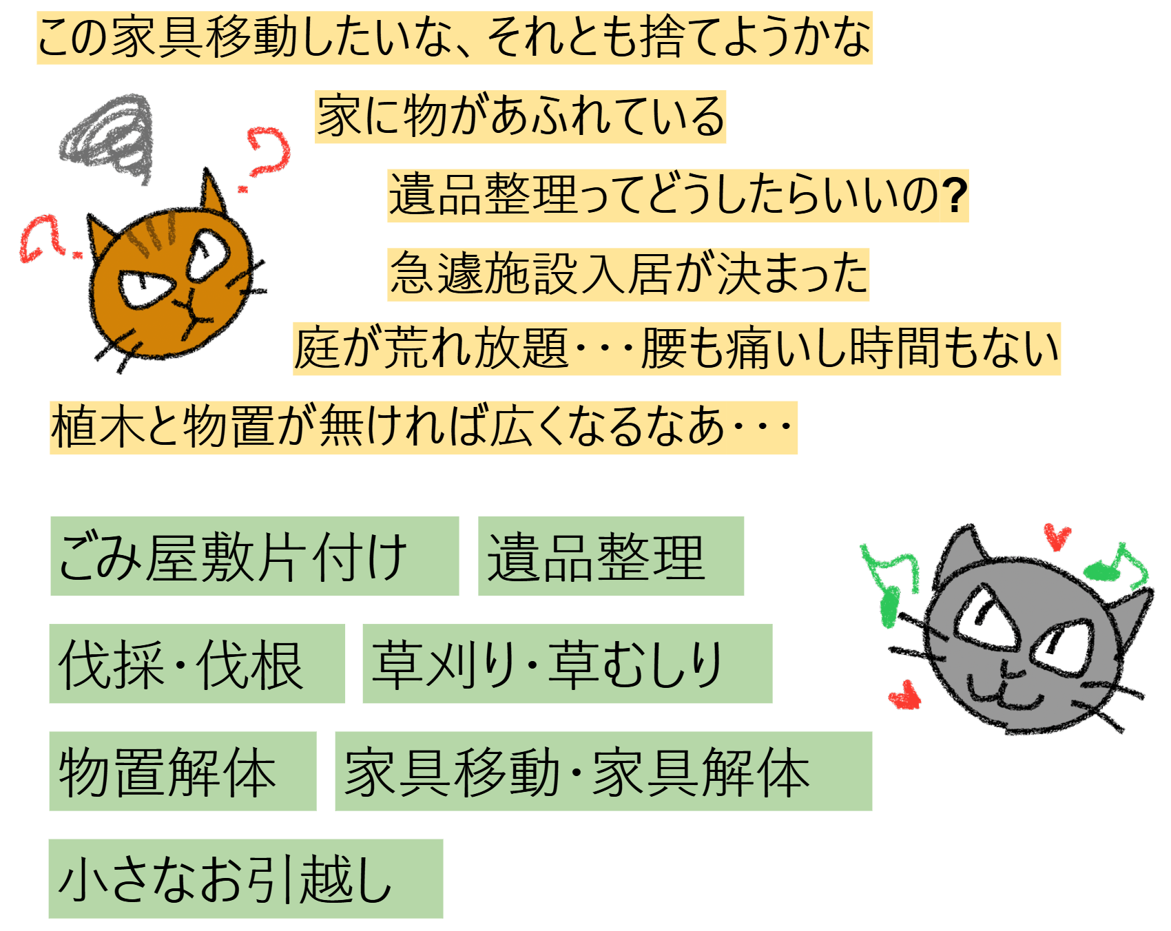 埼玉県春日部市の遺品整理・生前整理・草刈りなどは弊社にお任せ